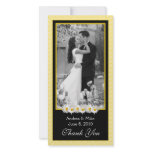 Shasta Daisy Wedding Thank You Photo Card