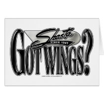 Shasta -- Got Wings? Greeting Cards