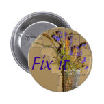 Shattered Pinback Button