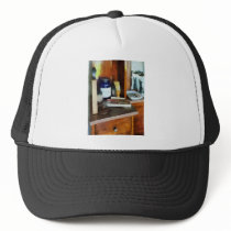 Shaving Brush and Box of Combs Trucker Hat