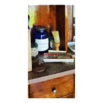 Shaving Brush and Box of Combs Custom Photo Card