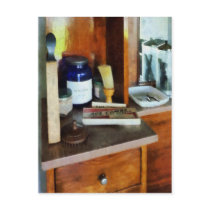 Shaving Brush and Box of Combs Postcards