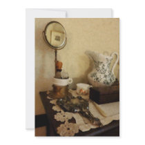 Shaving Brush, Mug and Mirror Invitation