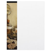 Shaving Brush, Mug and Mirror Letterhead Template