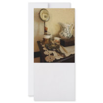 Shaving Brush, Mug and Mirror Rack Card