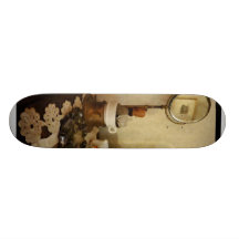 Shaving Brush, Mug and Mirror Skateboard