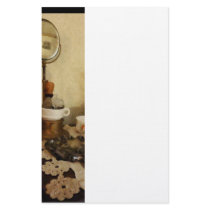 Shaving Brush, Mug and Mirror Stationery