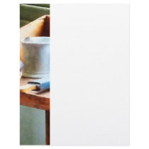 Shaving Mug, Razor and Brushes Letterhead