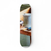 Shaving Mug, Razor and Brushes Skateboard