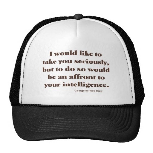 Shaw on Intelligence Trucker Hat