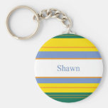 Shawn Classic Stripes Keychain
