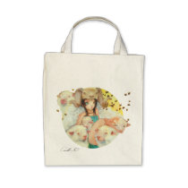 She Bee Ramming Grocery Tote bags