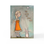 She Believed in Wishing Stars - Greeting Card