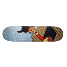 She caught Toto by the ear Custom Skate Board