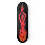 SHE DEVIL TATTOO SKATEBOARD