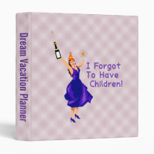 She Forgot To Have Children Vinyl Binders