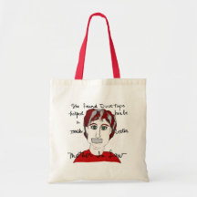 She found duct tape ... tote bag