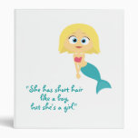 “She Has Short Hair Like a Boy…” Vinyl Binder