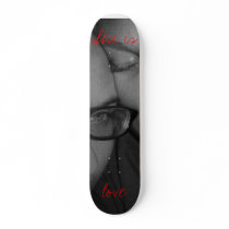 She is love skateboard