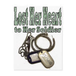 She Lost Her Heart to Her Soldier Post Card