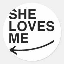 She loves me (left).png sticker