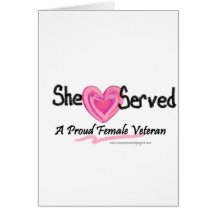 She Served Collection Cards