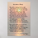 "She Walks In Beauty" Print