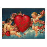 She Walks in Beauty Valentine Card