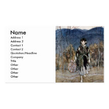 She went along, and went along,and went along business cards