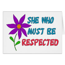 She Who Must Be Respected Cards