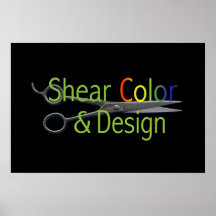 Shear Colour & Design Logo Print