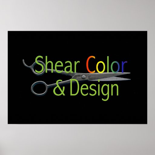 Shear Colour & Design Logo Print