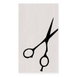 Shears Barber/Cosmetologist Business Card (Black)