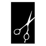 Shears Barber/Cosmetologist Business Card (Black)