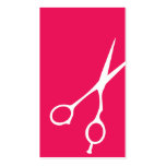 Shears Barber/Cosmetologist Business Card (Magent)