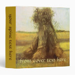 Sheaves of Wheat, van Gogh, Vintage Impressionism Vinyl Binders