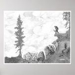 "Shed Hunting," by Jeff Camden Print
