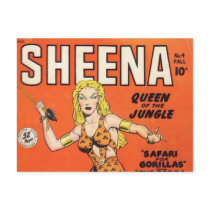 Sheena: Jungle Woman Comic book Postcard