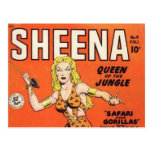 Sheena: Jungle Woman Comic book Postcard