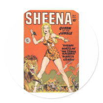 Sheena: Jungle Woman Comic book Stickers