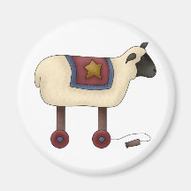 sheep1 refrigerator magnet