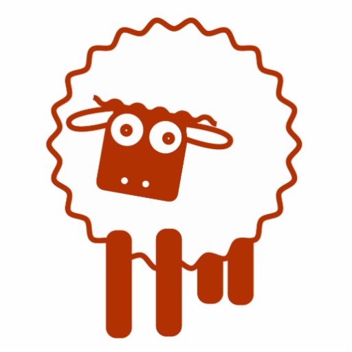 sheep acrylic cut out