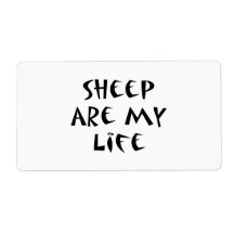 Sheep Are My Life Shipping Labels