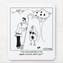 Sheep Ate In the Apple Orchard Mousepad