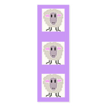 Sheep Bookmark Business Card Template