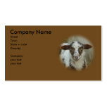 Sheep - Brown Spotted Lamb Business Card Templates