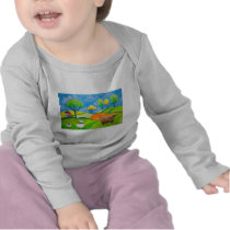 SHEEP COW FOLK PAINTING TEES
