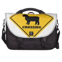 Sheep Crossing Street Sign Commuter Bags