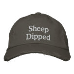 Sheep Dipped Embroidered Hats