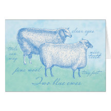 Sheep Enclosure Cards for your Hand-Knitted Gifts